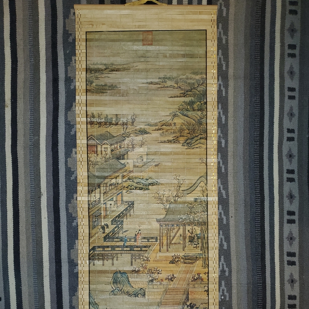 Asian hanging decorative picture